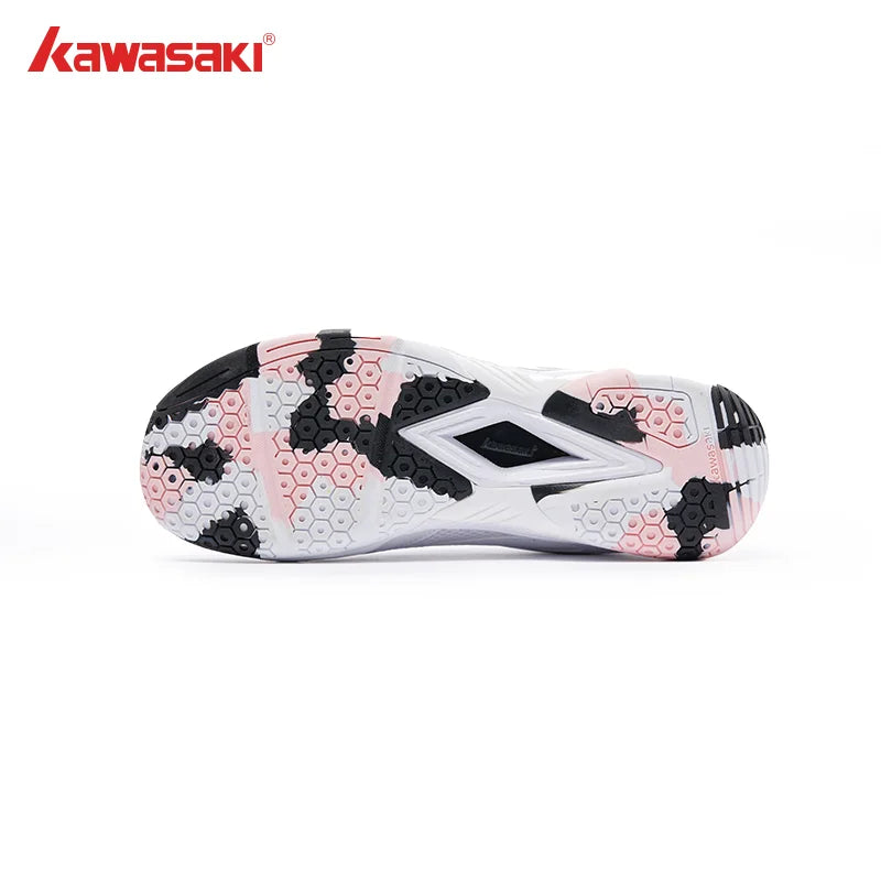 Sapatilhas de badminton masculinas Kawasaki. Sapatilhas desportivas profissionais para mulher. Sapatilhas respiráveis para recintos fechados. K-086