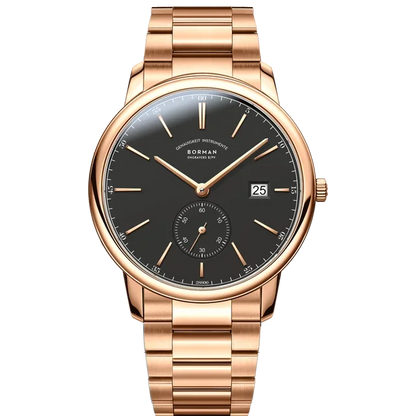 Reloj BORMAN BM3817 TOP nuevo de 42 mm, reloj de lujo para hombre, automático mecánico, cristal de zafiro, ultrafino, impermeable 50M, con subesfera