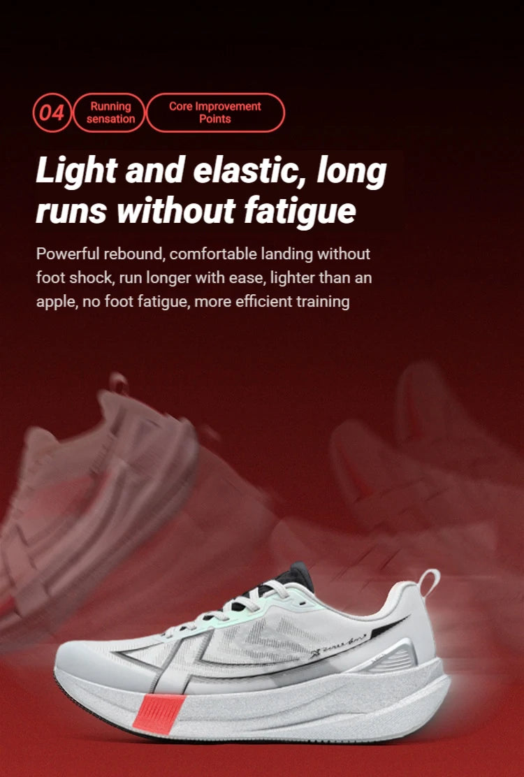 Xtep 2000km 5.0 Shoes Soft Training Sneakers Cushion Durable Professional Combat Universal Jogging Shoes 874119110023