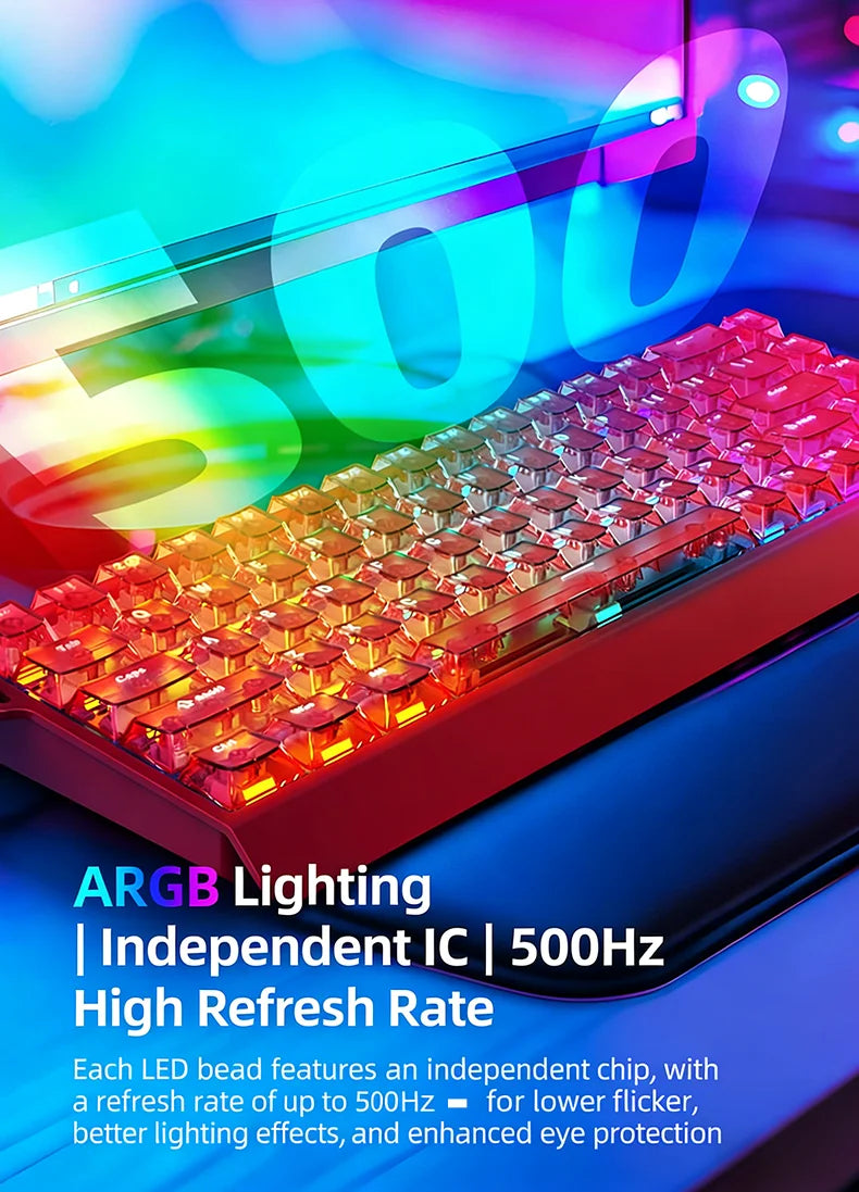 IROK Carotmas Mercury68 Mercury 68 Mercury68 Pro Mercury68 Max RT 0.001mm 8K Teclado mecânico magnético gaming com fios