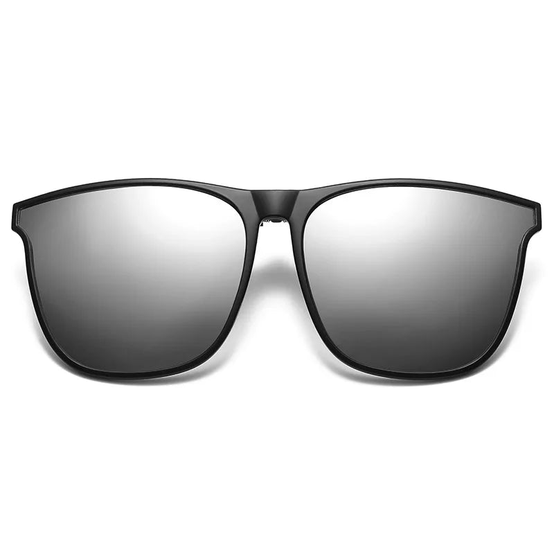 Polarized Rimless Men Clip On Sunglasse Glasses Narrow Clip-on Lenses Women Anti-glare Sunglasses UV400 Goggles New In