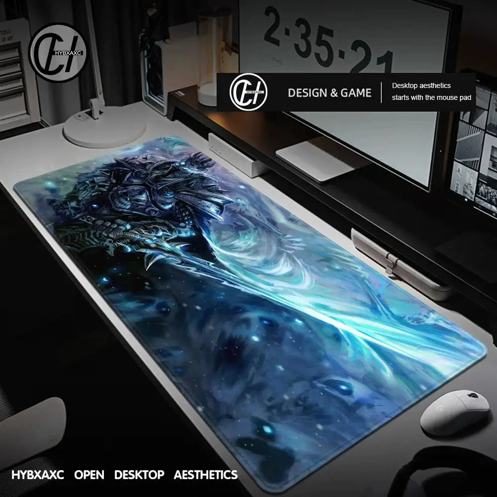 Mouse Pad World of Warcraft Lich King για PC HD Anime Gaming Αξεσουάρ Πληκτρολόγιο Mousepad Φορητού Υπολογιστή XXL Επιφάνεια Γραφείου για Game Cabinet Χαλί