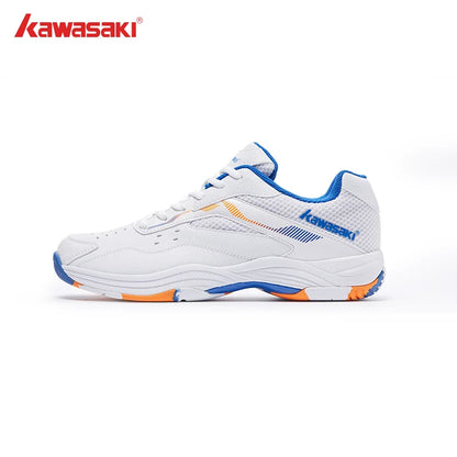 Sapatilhas de badminton masculinas Kawasaki. Sapatilhas desportivas profissionais para mulher. Sapatilhas respiráveis para recintos fechados. K-086