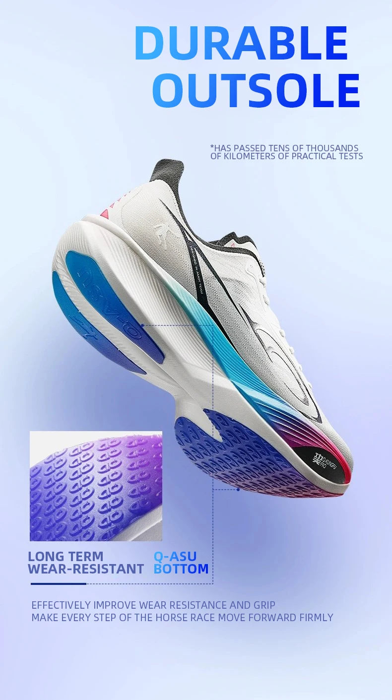 QIAODAN Feiying PB3 Enhanced Edition Professional Marathon Carbon Plate Running Shoes 2025 Men's Sneakers QDB023251299T