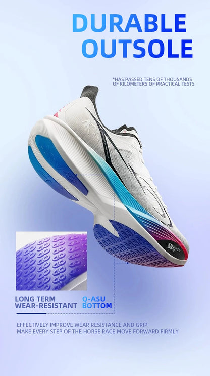 QIAODAN Feiying PB3 Enhanced Edition Professional Marathon Carbon Plate Running Shoes 2025 Men's Sneakers QDB023251299T