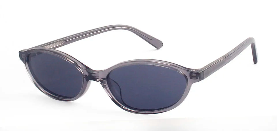Trendy Acetate Small Oval Sunglasses Women 90'S Outfit Vintage Sun Glasses for Men Fashion Polarized Glasses  UV400 Protection