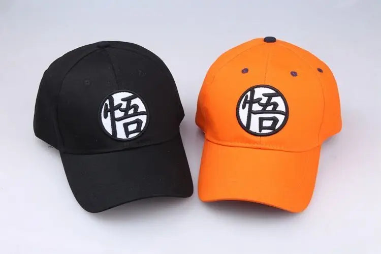 Dragon Ball Son Goku-baseballkasket med broderi i høj kvalitet, unisex, sommerhat med rund krone og bred skygge