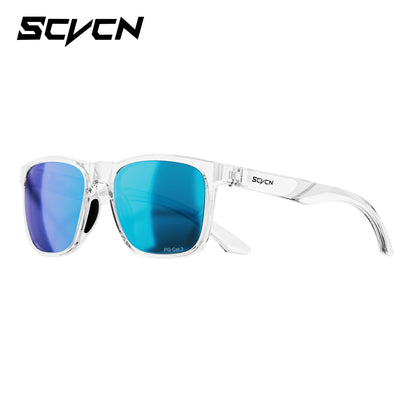 SCVCN Polarized Hiking Eyewear Fishing Sunglasses Cycling Glasses Fashion UV400 Bike Men MTB Sports Bicycle Glasses Outdoor