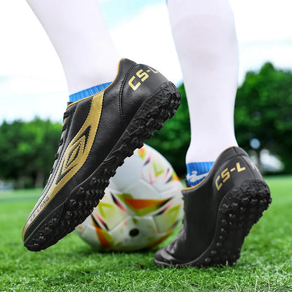 New Men’s Football Boots Grass Cleats Soccer Shoes Match Adult Indoor Ultralight Non-Slip Boys Futsal Sport Turf Comfortable