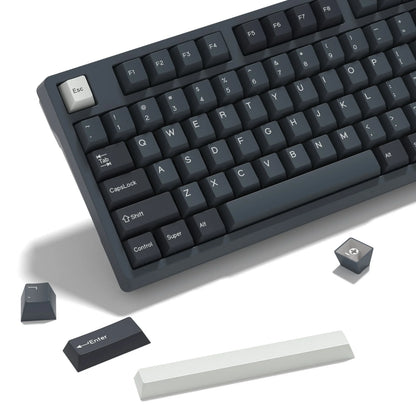 KBDiy 174 tasti/set keycap PBT GMK Apollo double shot minimalisti profilo ISO Cherry per tastiera meccanica da gaming compatibile MX