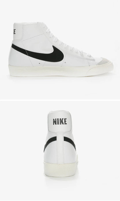 Nike Official Authentic BLAZER MID '77 Men's and Women's Casual Comfortable Sneakers BQ6806-100