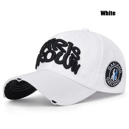 New Fashion Outdoor Sport Baseball Cap Unisex Men and Women Universal Letter Embroidery Adjustable Snapback Hat