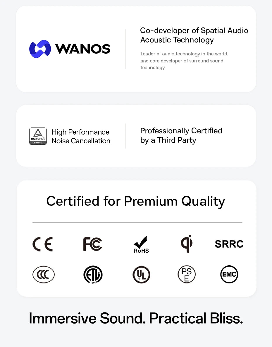 Baseus Bass EP10 NC True Wireless Earbuds Bluetooth 6.0 – ANC Noise Cancelling Earbuds with 4-Mic AI Clear Calls & 41H Playtime