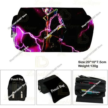 Astuccio Fortnite per studenti, grande capacità, astuccio portapenne per bambini, giocattoli, borsa portapenne, materiale scolastico, custodia per cancelleria, regali gaming per ragazzi