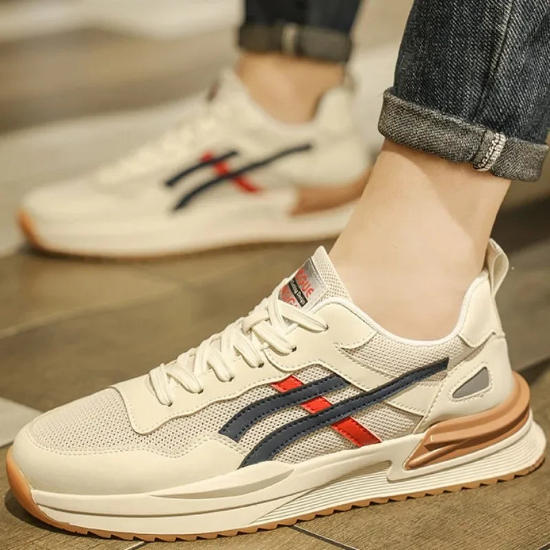 Męskie sneakersy, oddychające buty casualowe sznurowane, sportowe buty do biegania dla mężczyzn, buty tenisowe, tanie buty, wyprzedaż, darmowa wysyłka