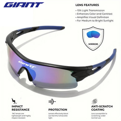 giant cycling Glasses Windproof Anti Fog Lens Climbing and fishing goggles Shatterproof Polycarbonate Outdoor Bicycle Accessorie