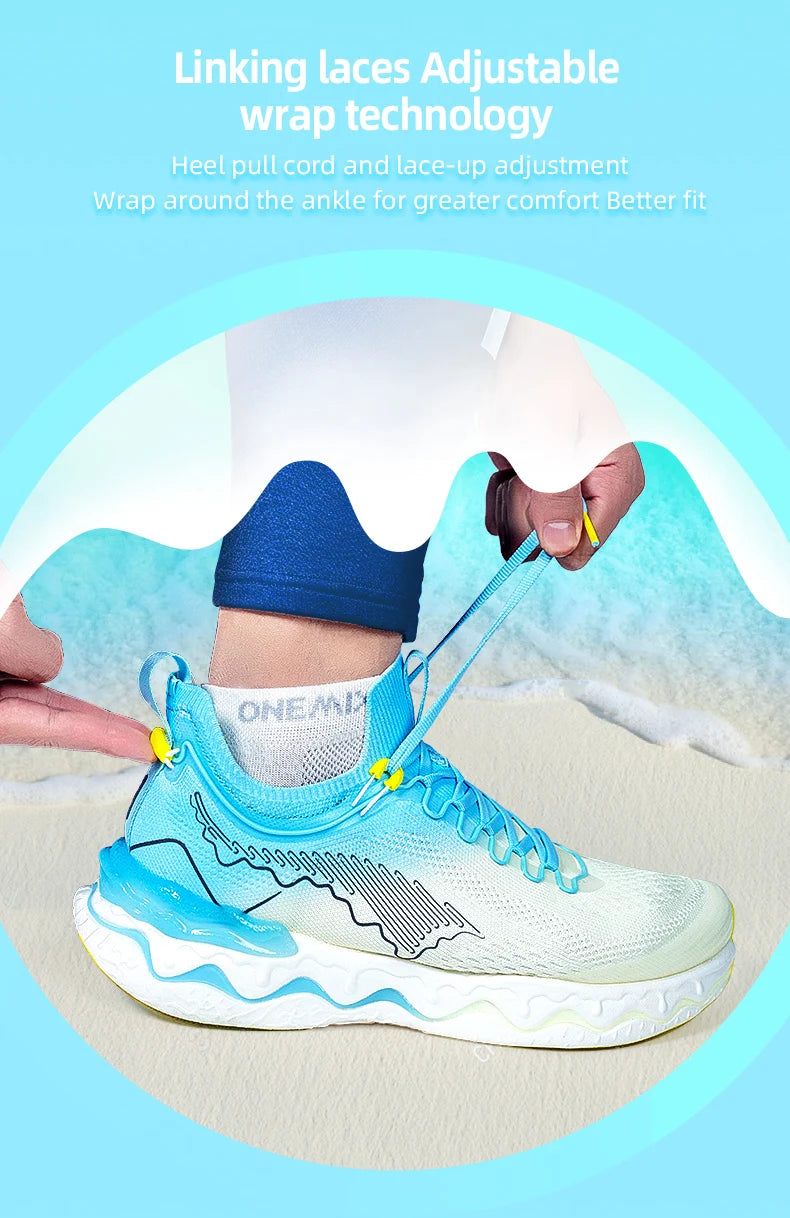 ONEMIX 2024 Nuovo stile colore O-Resilio CreamMix Scarpe da running su strada da uomo, leggere e ammortizzate, sneakers da allenamento outdoor da uomo