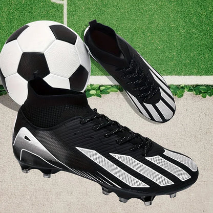 Chuteiras de futebol para homem e rapaz, ultraleves, profissionais, antiderrapantes e confortáveis, para treino e jogo em relva