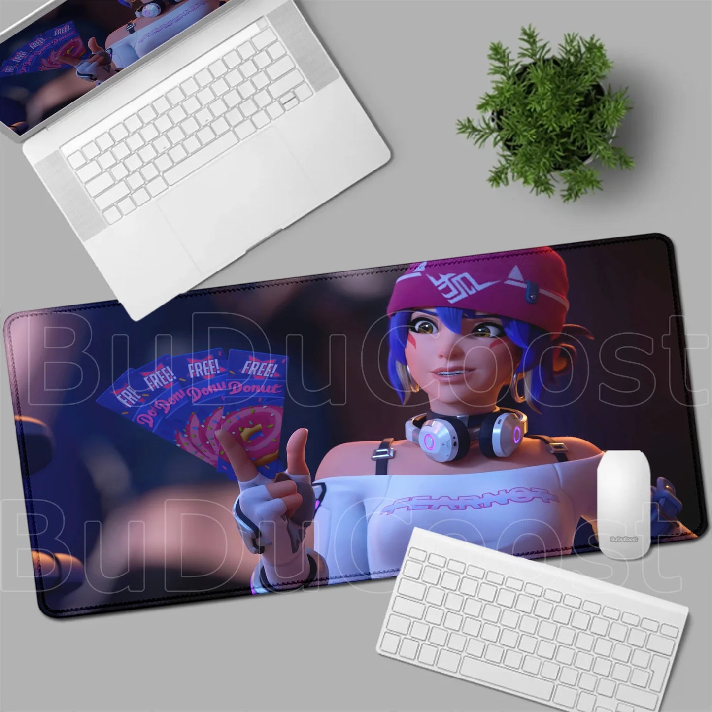 Overwatch Gaming Anime Girl Large XXL Mouse Pad HD Printing Computer Keyboard Mats Laptop Office Rubber Soft Desk Rug 900x400 mm