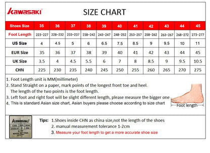 Kawasaki Badminton Shoes Professional Anti Torsion Women's Table Tennis Shoes Sneakers K-065D tenis deportivos mujer