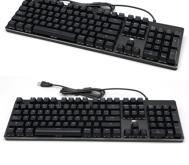 104 Teclas Keycaps Retroiluminadas Coreano Francês Russo Espanhol Alemão para Teclado Mecânico com Switch MX, Perfil OEM, Teclas ABS DIY