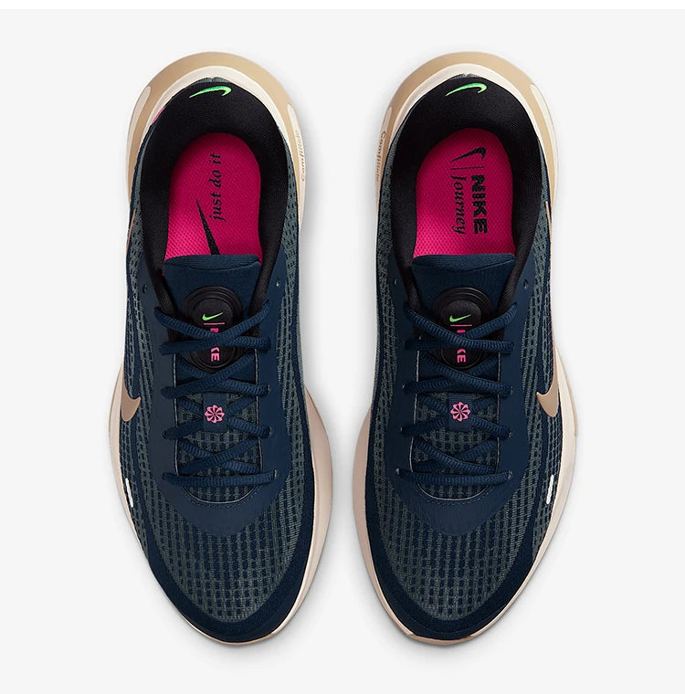 Ténis de corrida Nike Authentic JOURNEY RUN para homem, leves e respiráveis, FN0228-403
