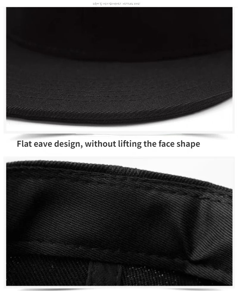 Large 64cm Back Closed Skateboard Cap for Men Fitted Baseball Cap XXL Male Big Size Snapback Caps Plain Football Hat 60cm 62cm