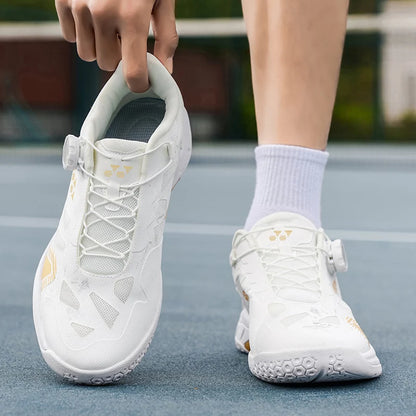 Badminton Shoes Men Training Sports Shoes Indoor and Ooutdoor Anti Slip Wear-resistant Mesh Breathable Table Tennis Tennis Shoes