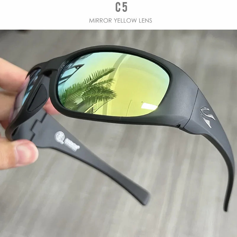 KAENON Klay New Fashion Polarized Sunglasses for Men Outdoor Classic Casual Glasses TR90 Frame Sports Fishing Driving Eyewear