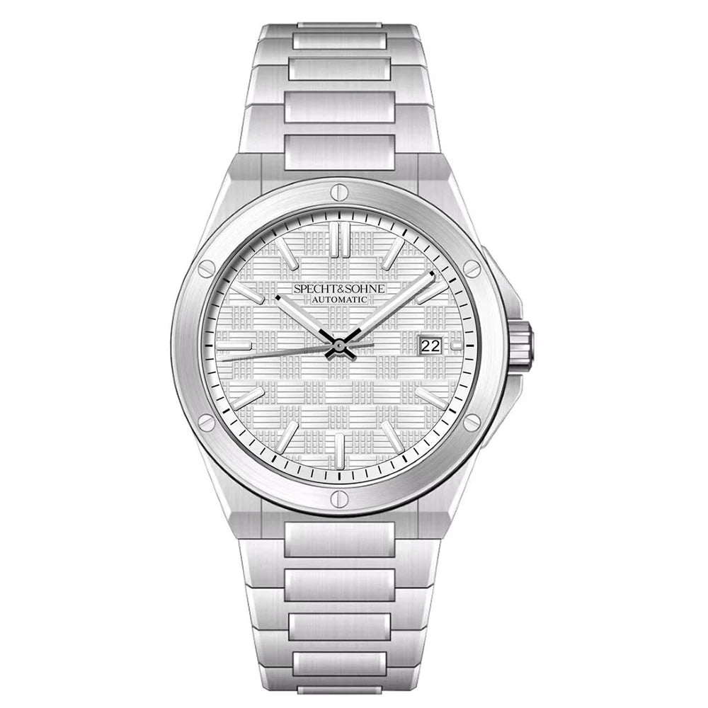 Relógio Masculino Specht&Sohne 2025 Novo 38MM Automático, Movimento Japonês Miyota 8215, Aço, Vidro de Safira, Reloj Homb Impermeável