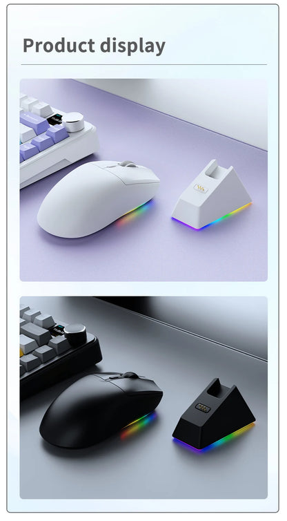 Mouse wireless AJAZZ AJ139Pro/AJ139V2MC con chipset PMW3395/PAW3311, 12000-26000Dpi, mouse da gaming professionale