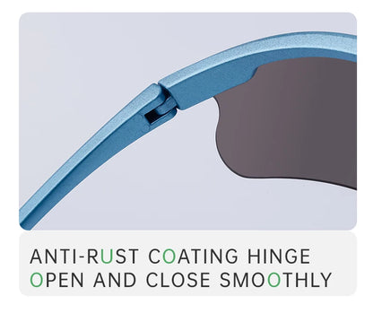 Sports Sunglasses Women Outdoor Cycling Goggle Men Fashion One-Piece Windproof Sunglass Male 2026 New Semi-Rimless Sun Glasses