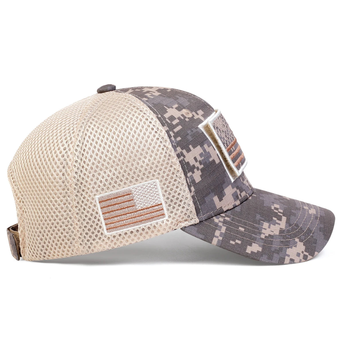Unisex American Flag Sticker Baseball Net Caps Spring and Summer Outdoor Adjustable Casual Hats Sunscreen Hat