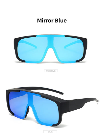 VIVIBEE Large Polarized Glasses Fit Over Sunglasses Photochromic Men Driving UV400 Fishing Outdoor Women Mirrored Dark Goggles