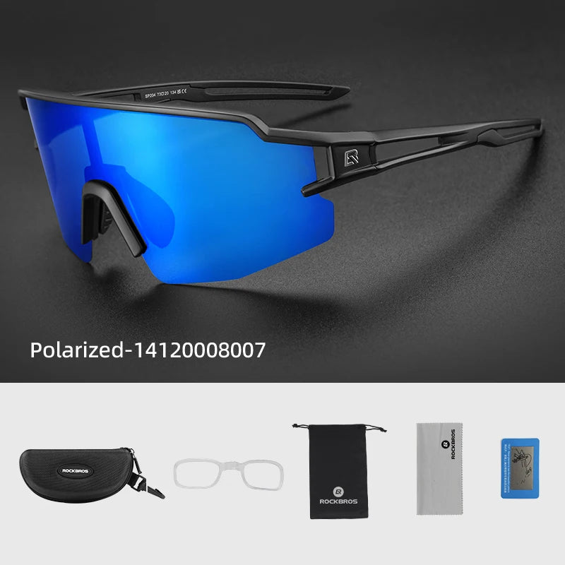 ROCKBROS Cycling Glasses Photochromic Glasses Bicycle Glasses Eyewear Goggles Windproof Bicycle Outdoor Sports Sunglasses