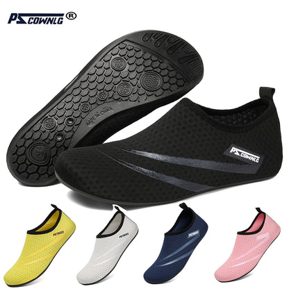 Diving shoes for women, aqua shoes for men, beach swimming water sport socks, barefoot sneakers for fitness, dance, swim, surfing, snorkeling