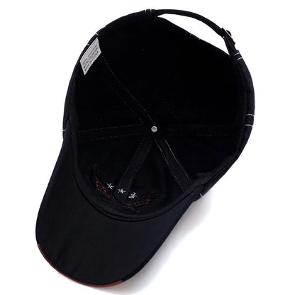 Unisex Baseball Cap 3D Eagle Embroidery Cap Men And Women Outdoor Sports Hats