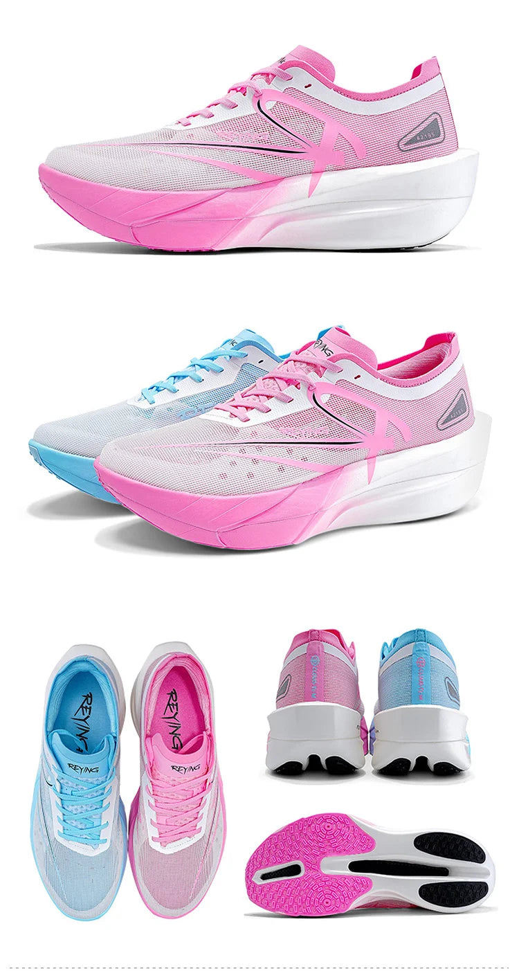 IRUNSVAN Marathon Full Length Carbon Plate Running Shoes Men Cushion Shock Absorbent Triple Rebound Outdoors Road Sports Shoes