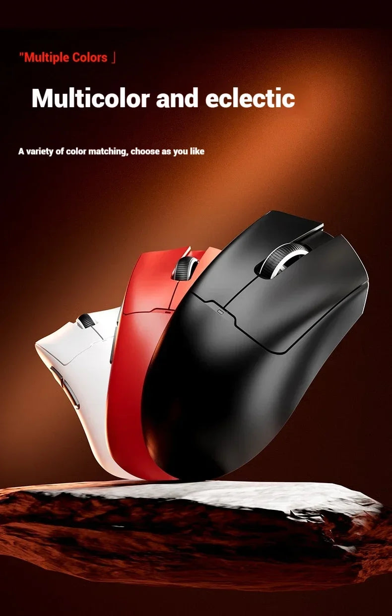 EWEADN A5 Pro Ultra wireless Lightweight Mouse Three-mode Paw3395/3311 22K/26KDPI Low Latency Gaming Mouse