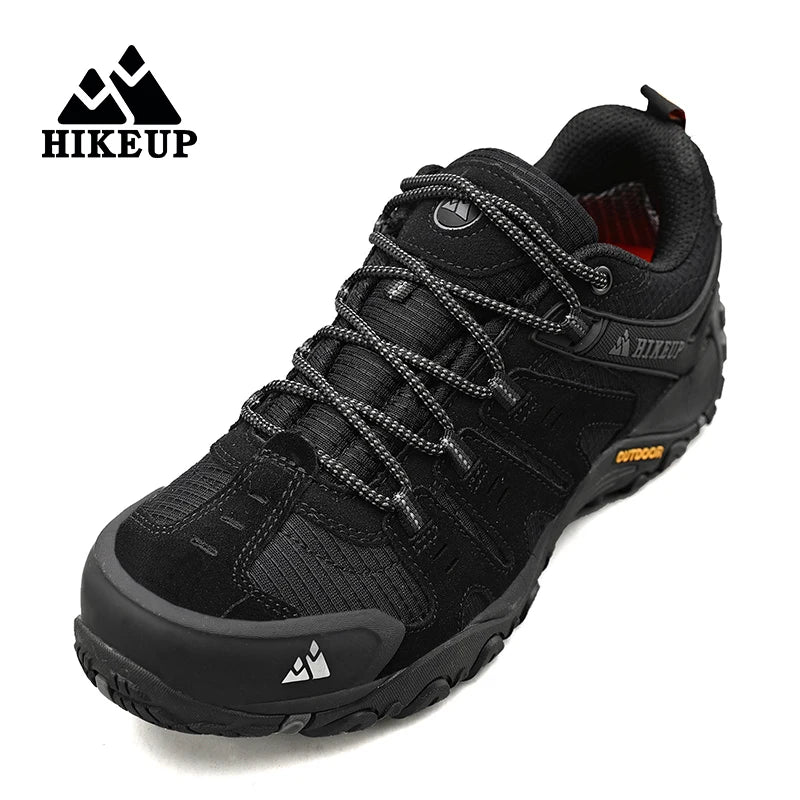 Męskie buty trekkingowe HIKEUP z zamszowej skóry – odporne na zużycie buty outdoorowe do trekkingu, chodzenia, polowania i zastosowań taktycznych