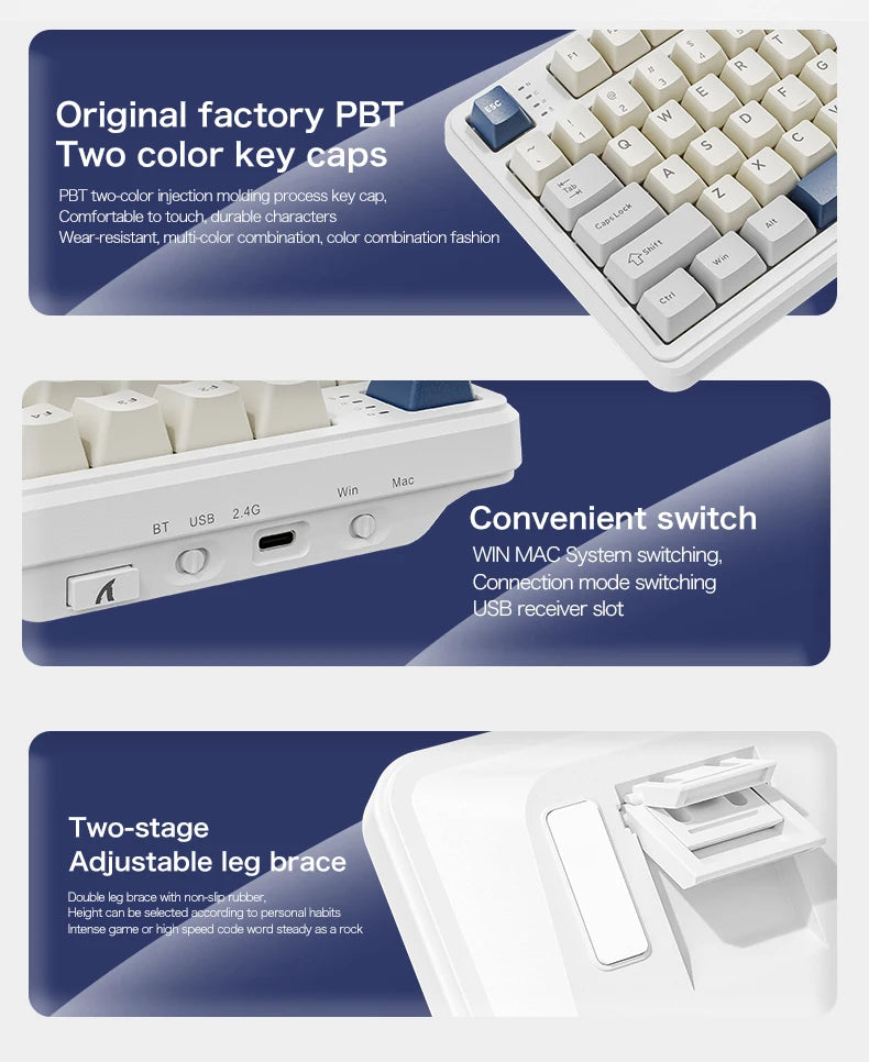 X98 Attack Shark Gaming Keyboard Wireless with Numeric Keypad,102Keys Hot-Swap RGB PBT Keycaps,4000mAh Battery,Support PC/Laptop