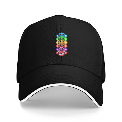 Geometry Game Dash Baseball Cap Casual Unblocked Level Sandwich Hat for Men Women Breathable Headwear Activities