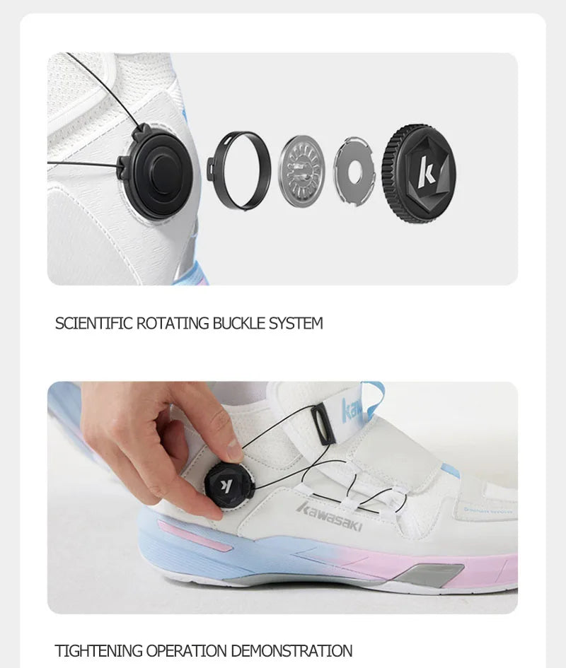 Sapatos de badminton profissionais Kawasaki King Series 2.0 para homem e mulher, antitorção, desportivos, sapatos de ténis originais para homem, ténis A3311