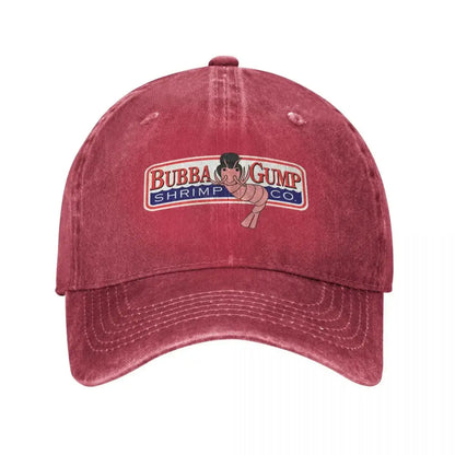 Bubba Gump Forest Shrimp Seafood Baseball Cap  Men Women Hip Hop Hats Sun Protection Outdoor Sports Baseball Caps Gift