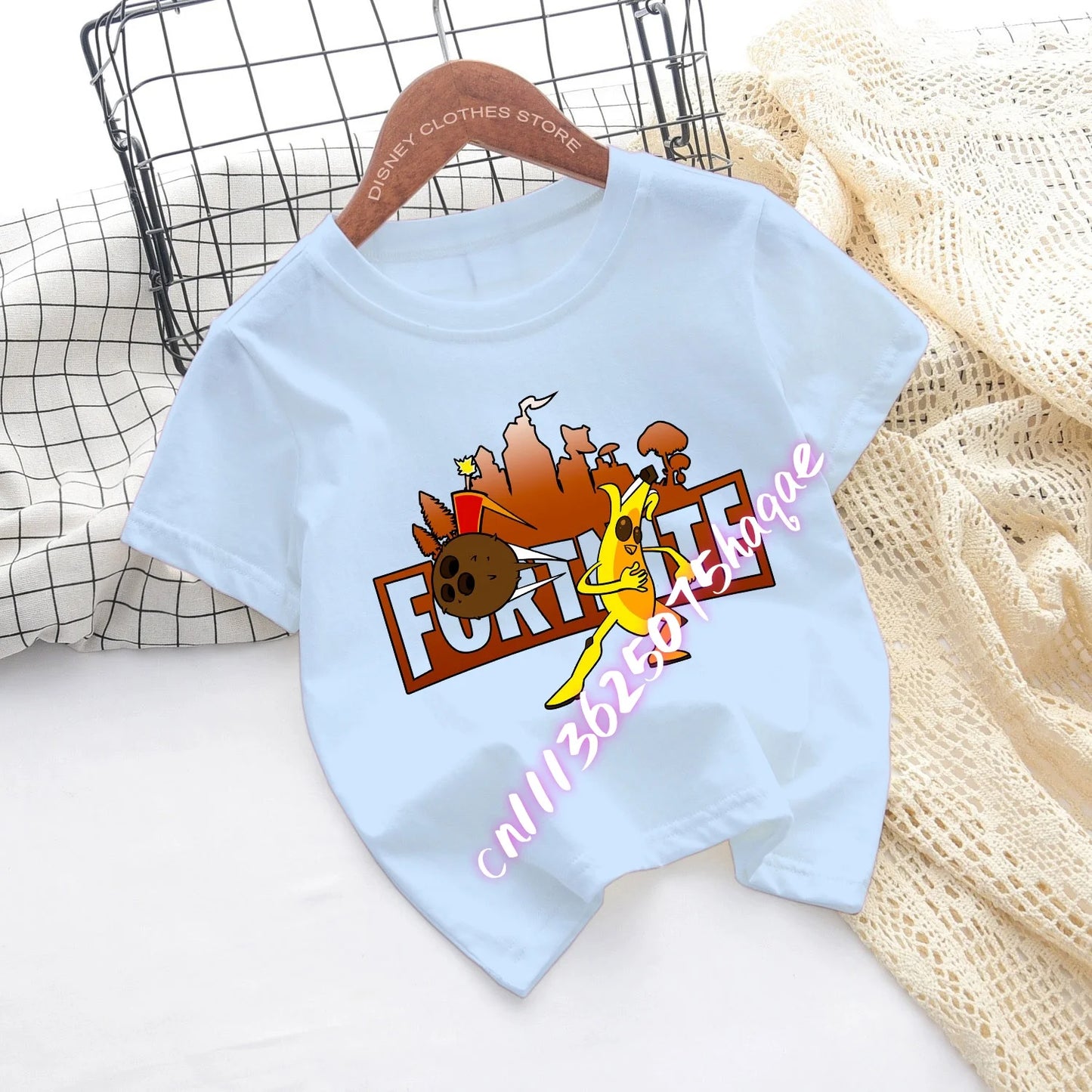 Fortnites Children T-shirts Game Cartoon Printed Figures Fortress Night Tees Game Short Sleeves Tops Summer Boys Girls Clothes