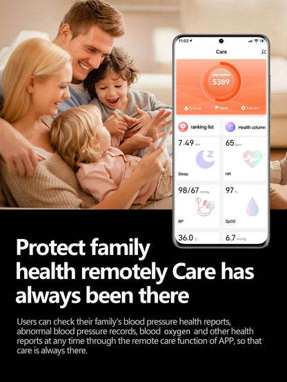 2026 New Health Track Smartwatch Air Pump Airbag True Blood Pressure Health Measure Smart Watch for Men and Women Blood Oxygen BT Call