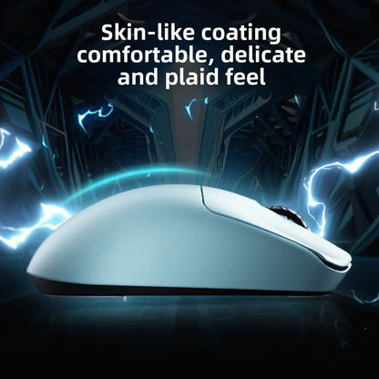 SCYROX V6 Non-Porous Wireless Mouse Esports 40g 750IPS with 8K Receiver Fast Response 3950 High Quality 8KHz Gaming Mouse