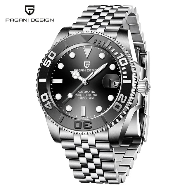 PAGANI DESIGN V3 40MM  Men Mechanical Wristwatch Sapphire Luxury Automatic Watch Men's Stainless Steel Waterproof watches