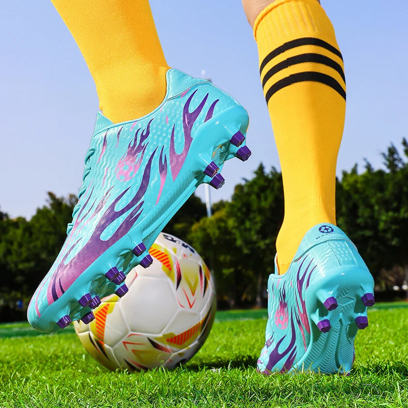 Professional Children's Football Shoes Outdoor Soccer Shoes Kids Futsal Sneakers Lightweight Non-slip Child Soccer Cleats Boys