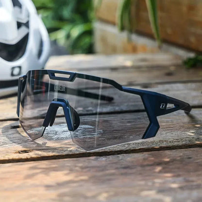 LAMEDA Photochromic Cycling Sunglasses Men Professional Bicycle Glasses Goggles Windproof MTB Road Bike Glasses Mountain Eyewear